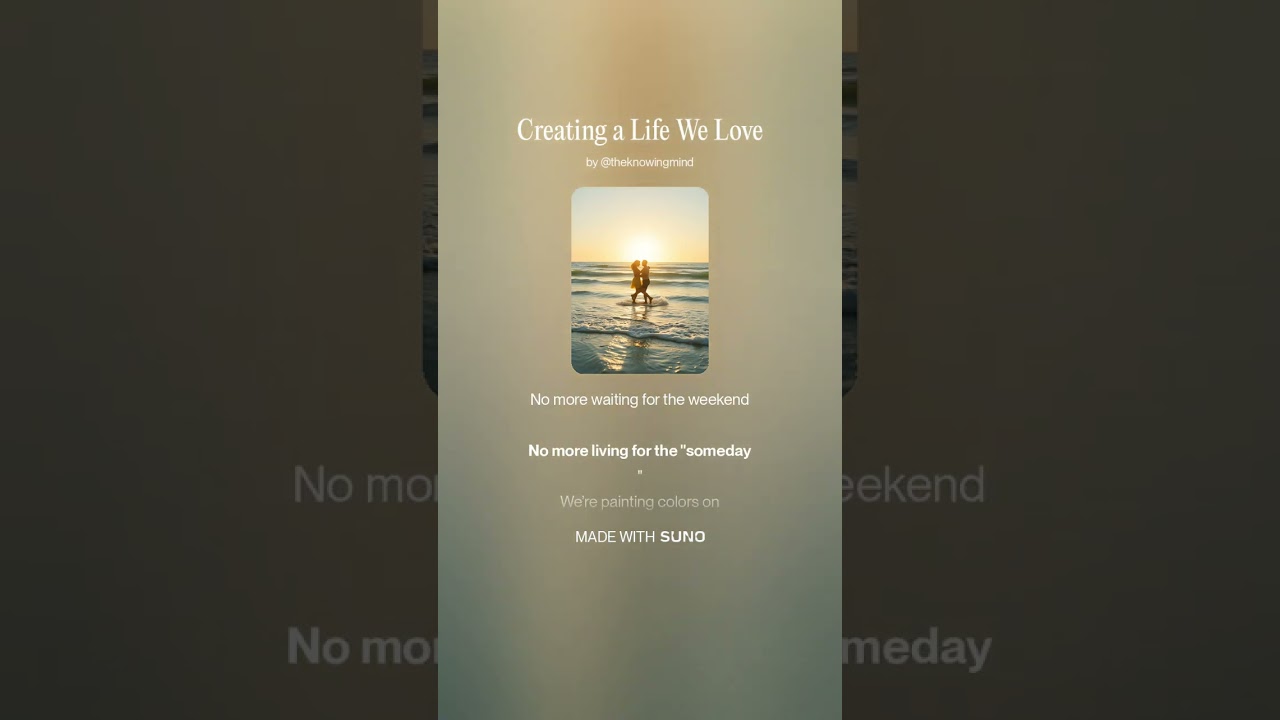 Creating a Life We Love 1