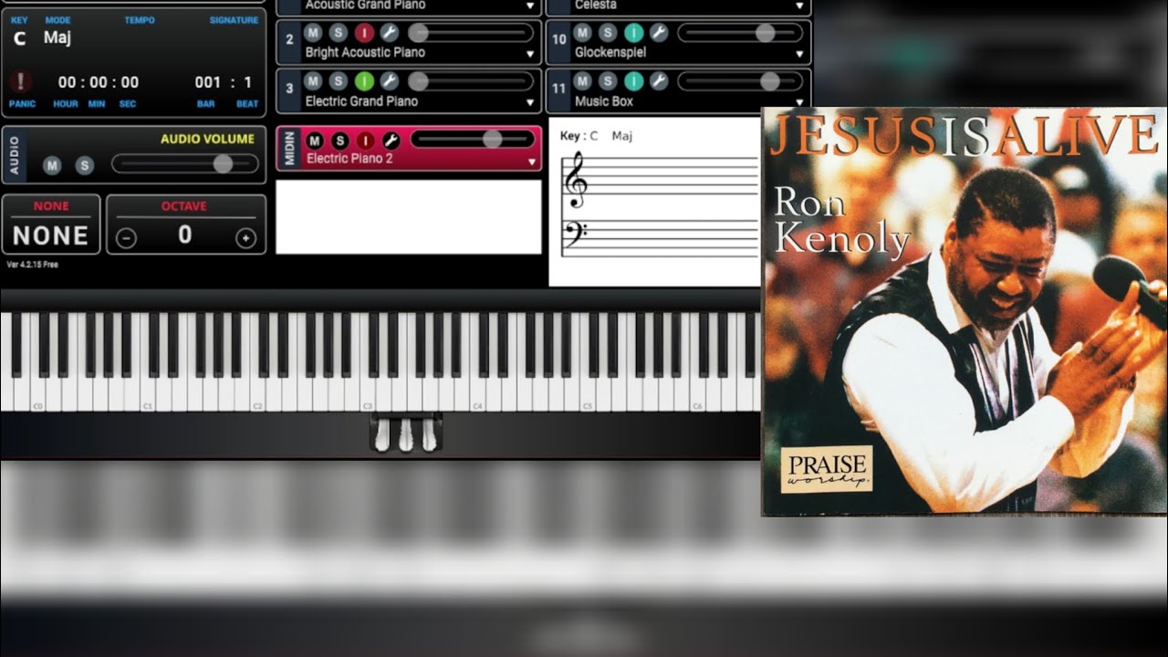 Jesus Is Alive – Ron Kenoly | Gospel Piano Play Along | Wesley Brooks