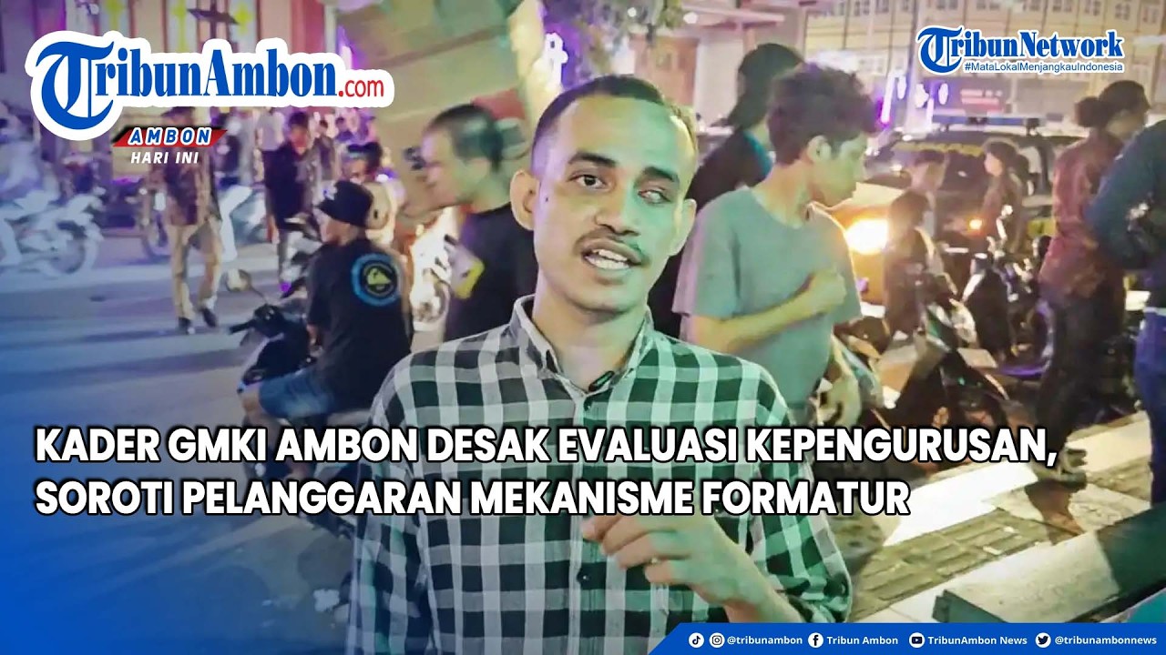 Kader GMKI Ambon Desak Evaluasi Kepengurusan, Soroti Pelanggaran Mekanisme Formatur