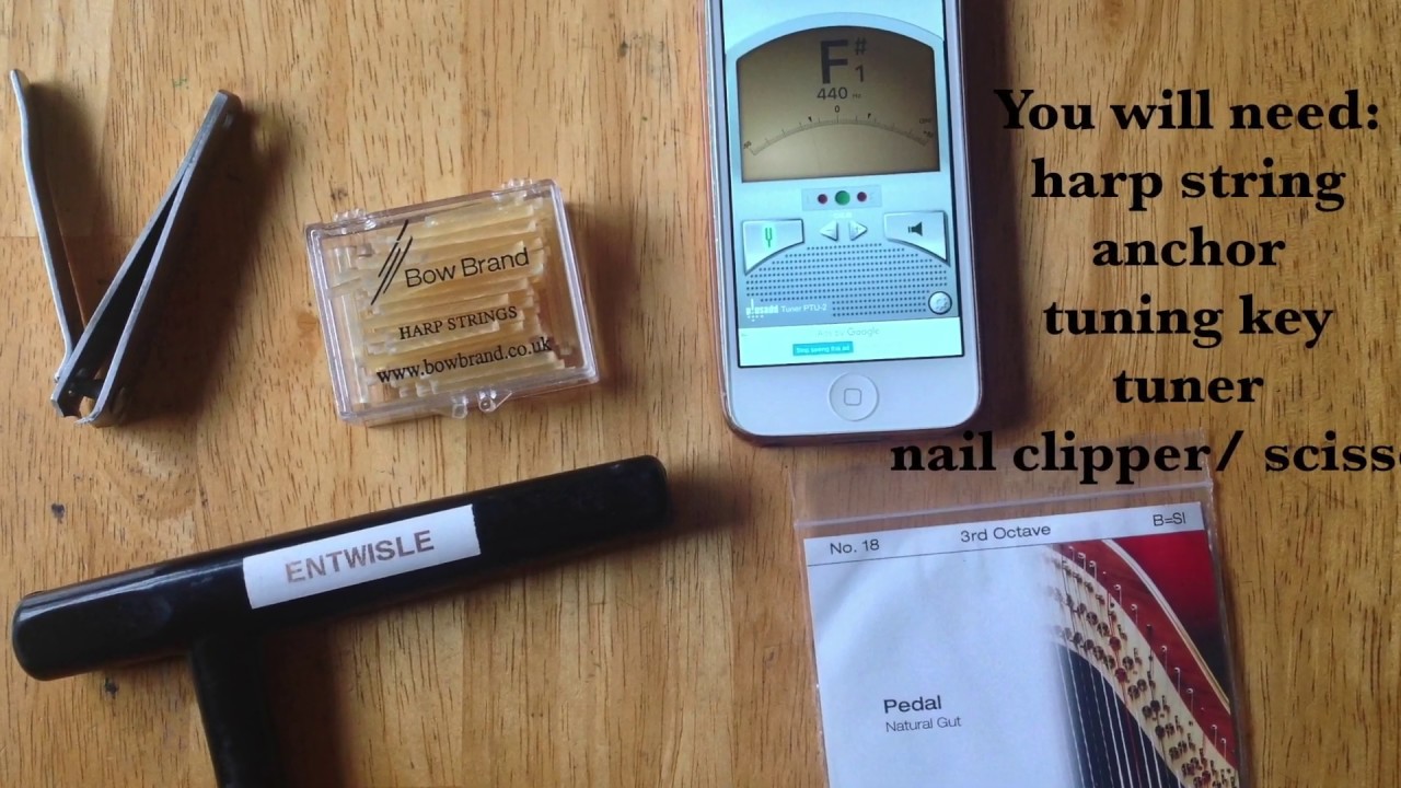 How to Change a Harp String