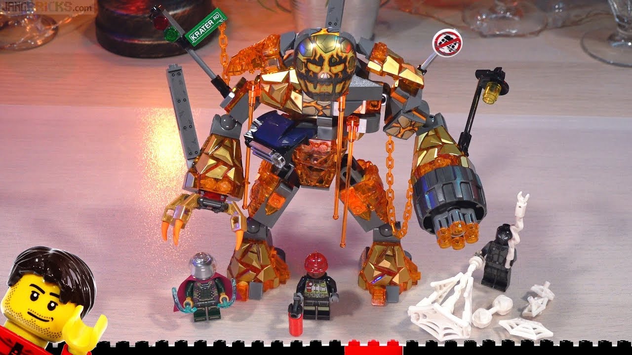 LEGO Build ⏩ Spider-Man: Molten Man Battle 76128 time lapse