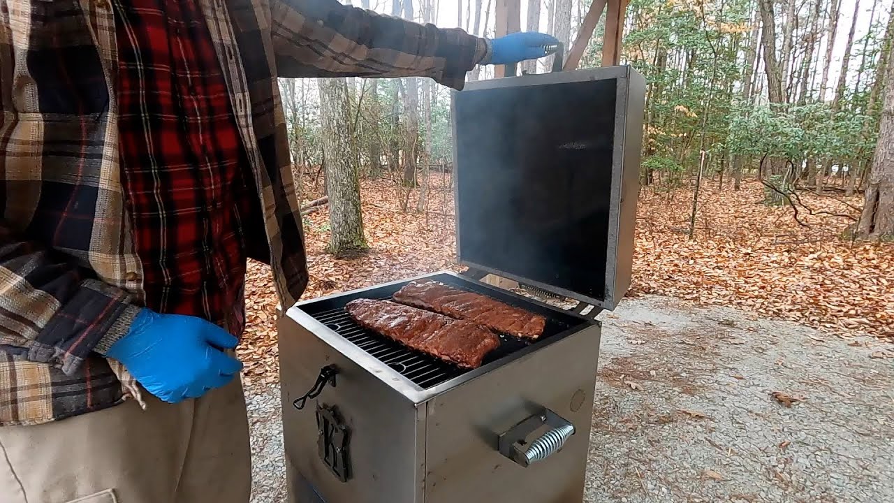 Idiot-proof Low and Slow Pork Ribs on the Hasty Bake Roughneck Smoker