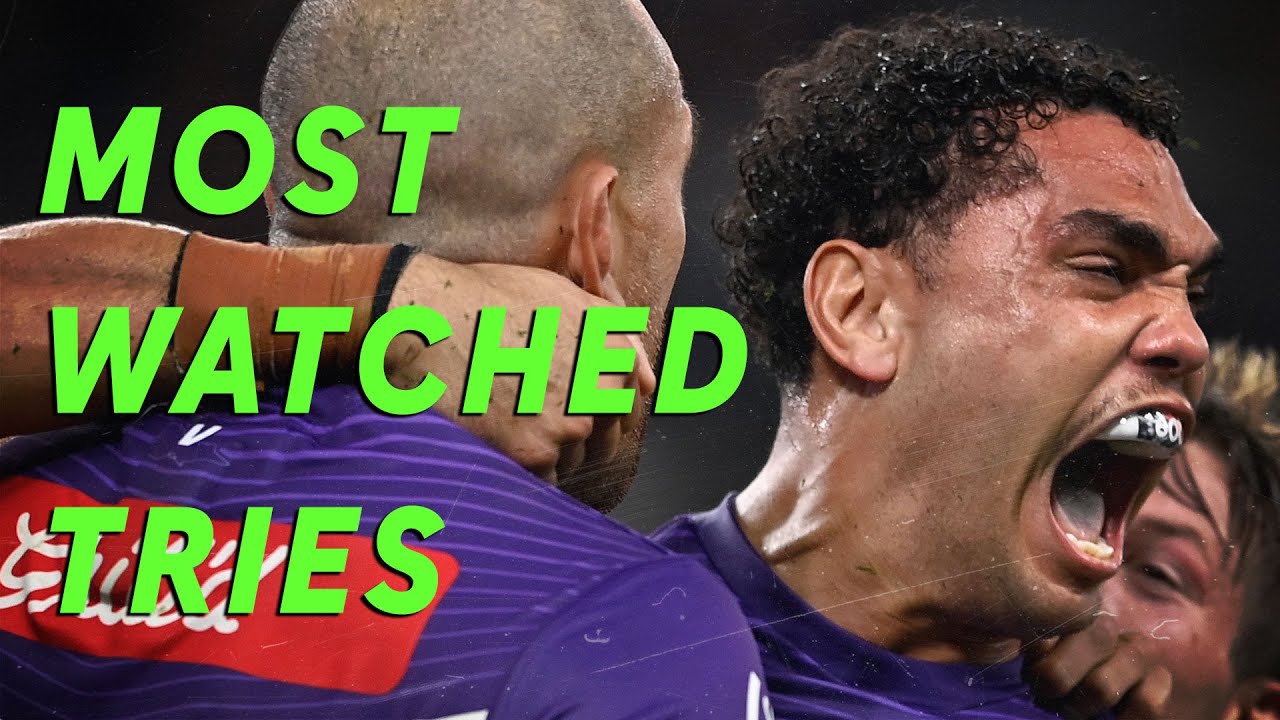 NRL Highlights | THE NRL's MOST WATCHED TRIES IN 2024!