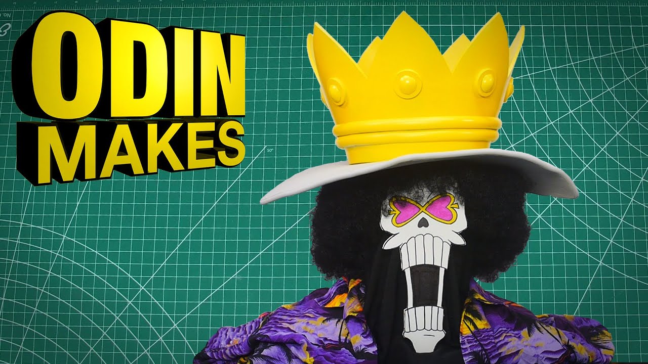 Odin Makes: Brook's crown hat from One Piece