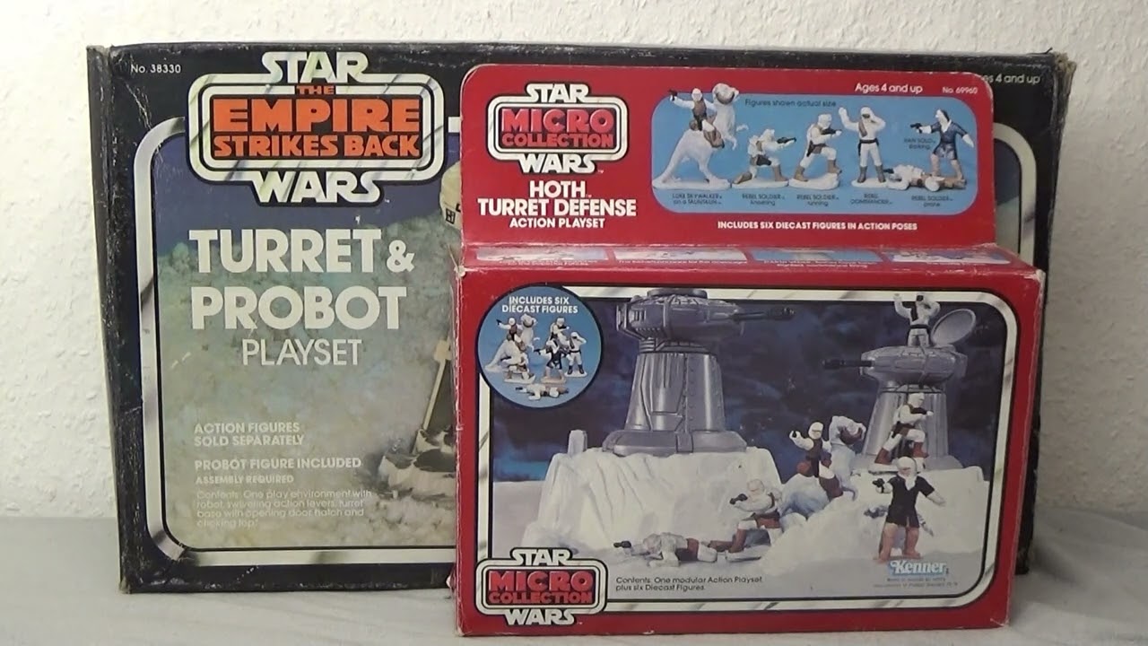 Vergessenes Spielzeug der 80er Jahre   Wampa Cave / Hoth Generator  / Turret Defense Fantastic 538