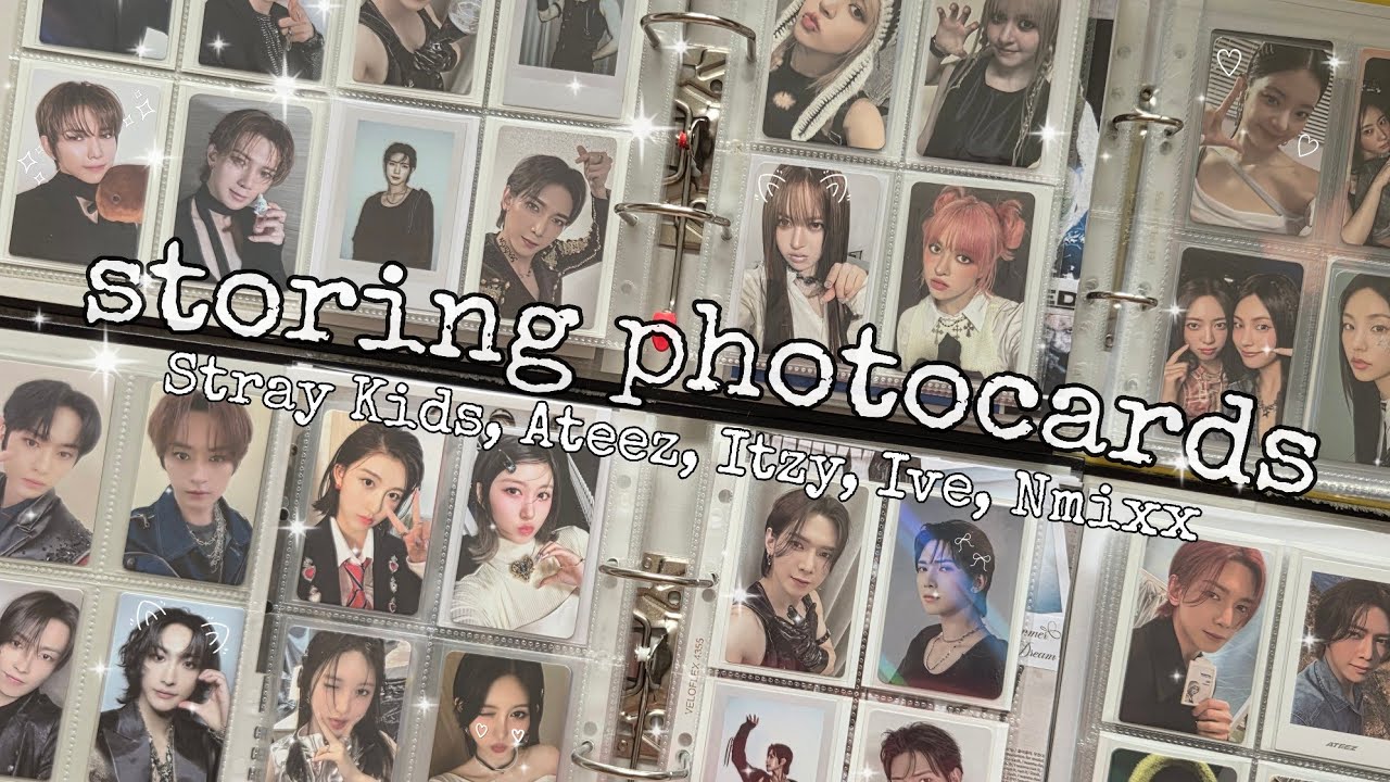 STORING PHOTCARDS / Stray Kids, Ateez, Itzy, Ive, Nmixx Edition #7