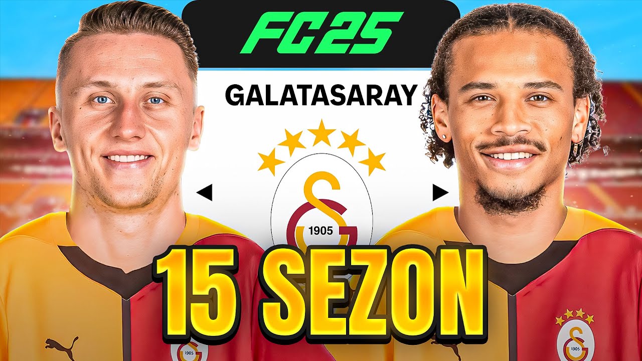 REBUILD ama 15 SEZON BOYUNCA LEROY SANE'Lİ GALATASARAY! EA FC 25
