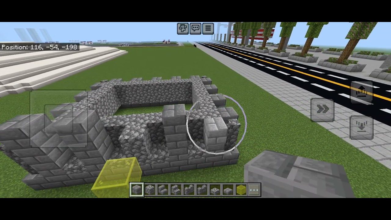 Minecraft wir bauen ein Park mit einer engelstruktur 16