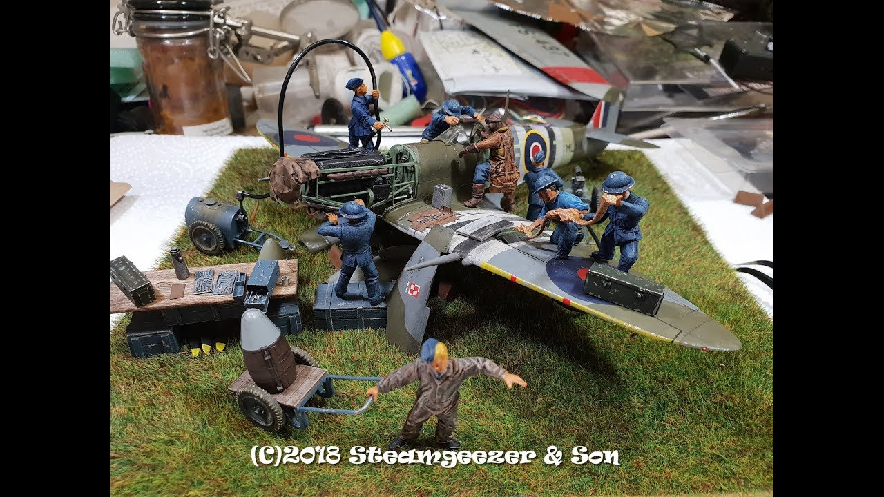 Building a diorama for the ICM 