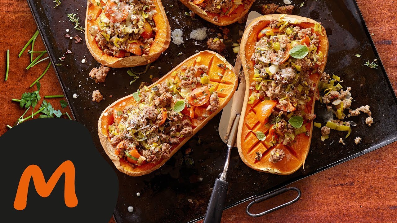 Courge butternut farcie &ndash; Recette Migusto