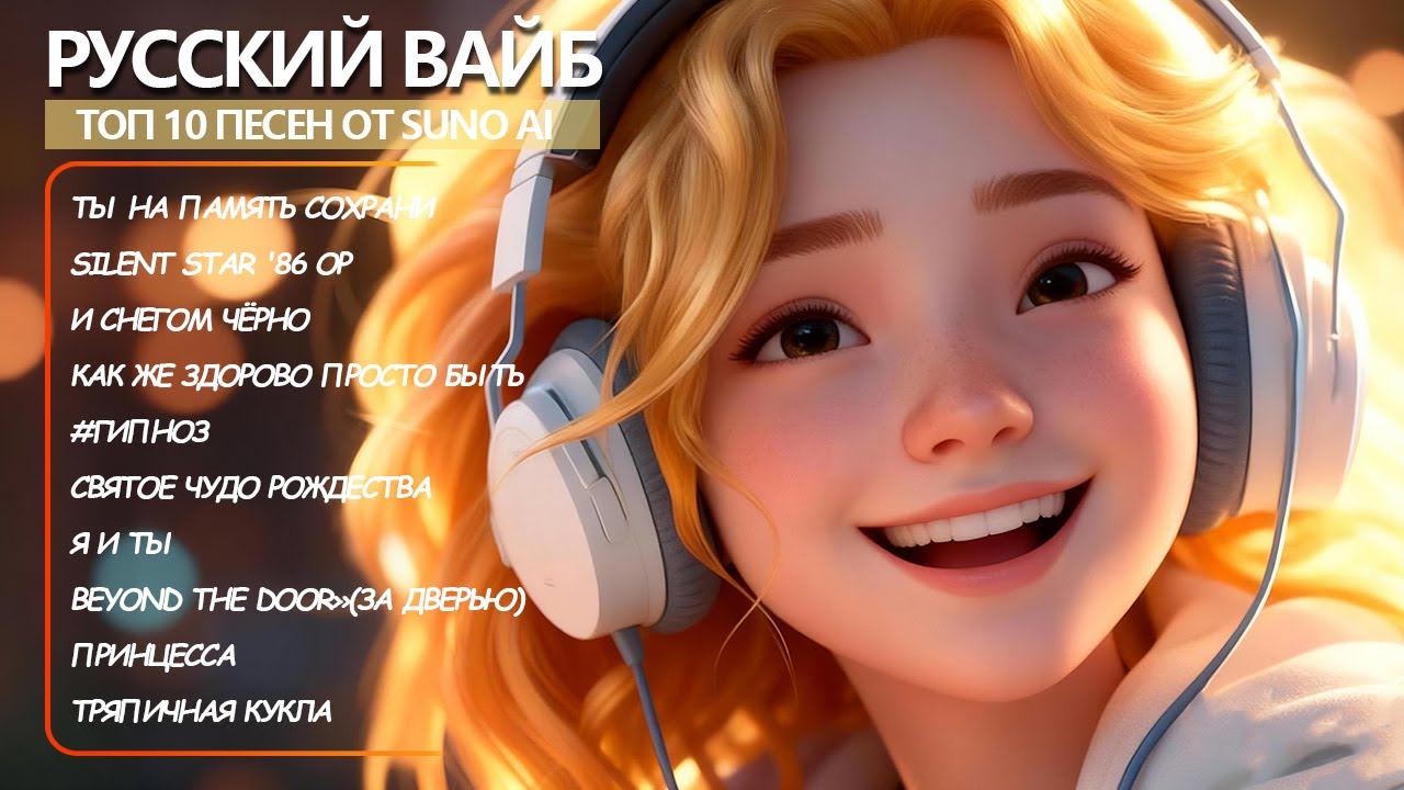 10 лучших AI-композиций в России: популярные треки, подходящие для работы и учебы