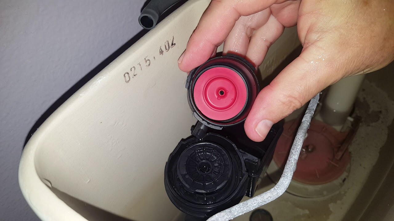 Toto leaky toilet. Quick, easy replace fill valve gasket. 528
