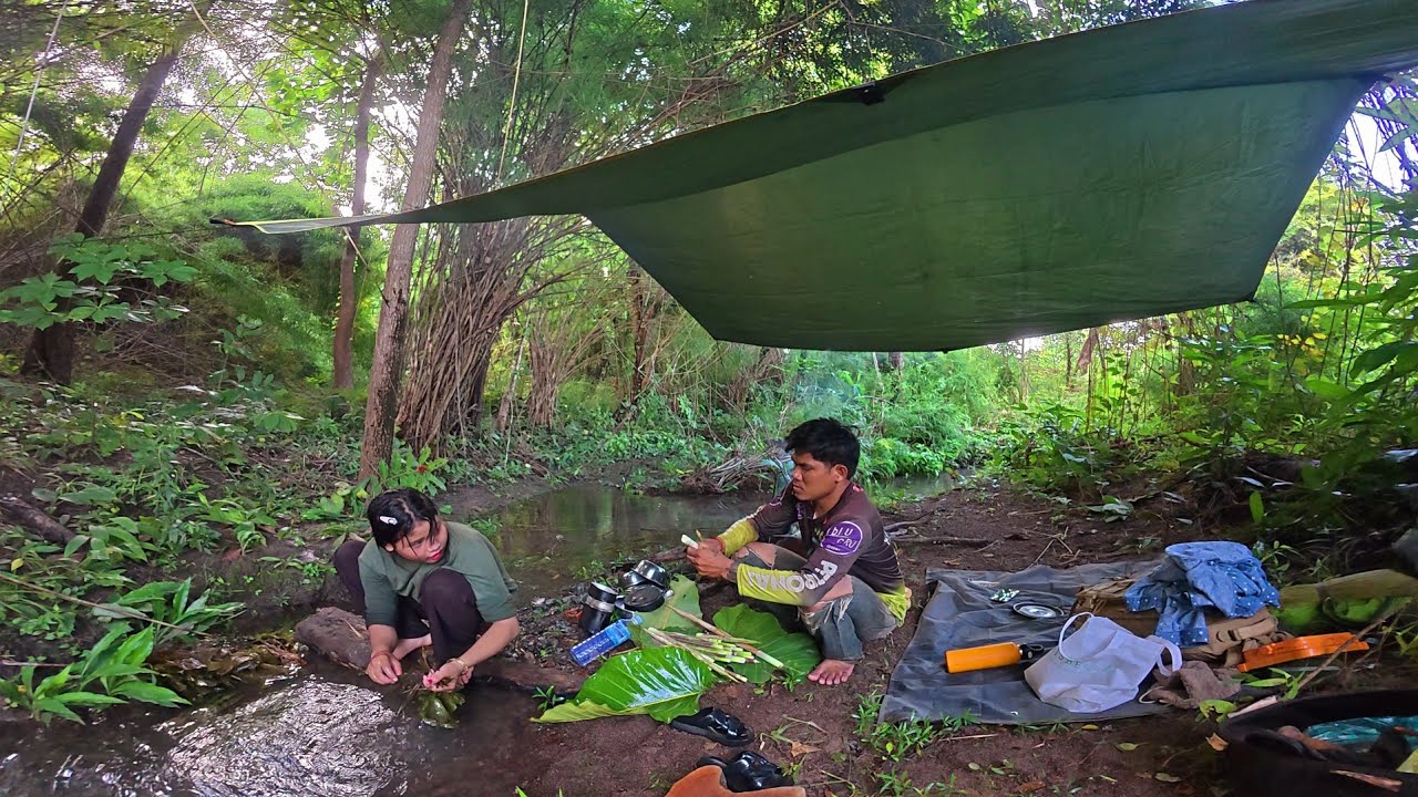 Cooking in the forest at the end of the village ep212
