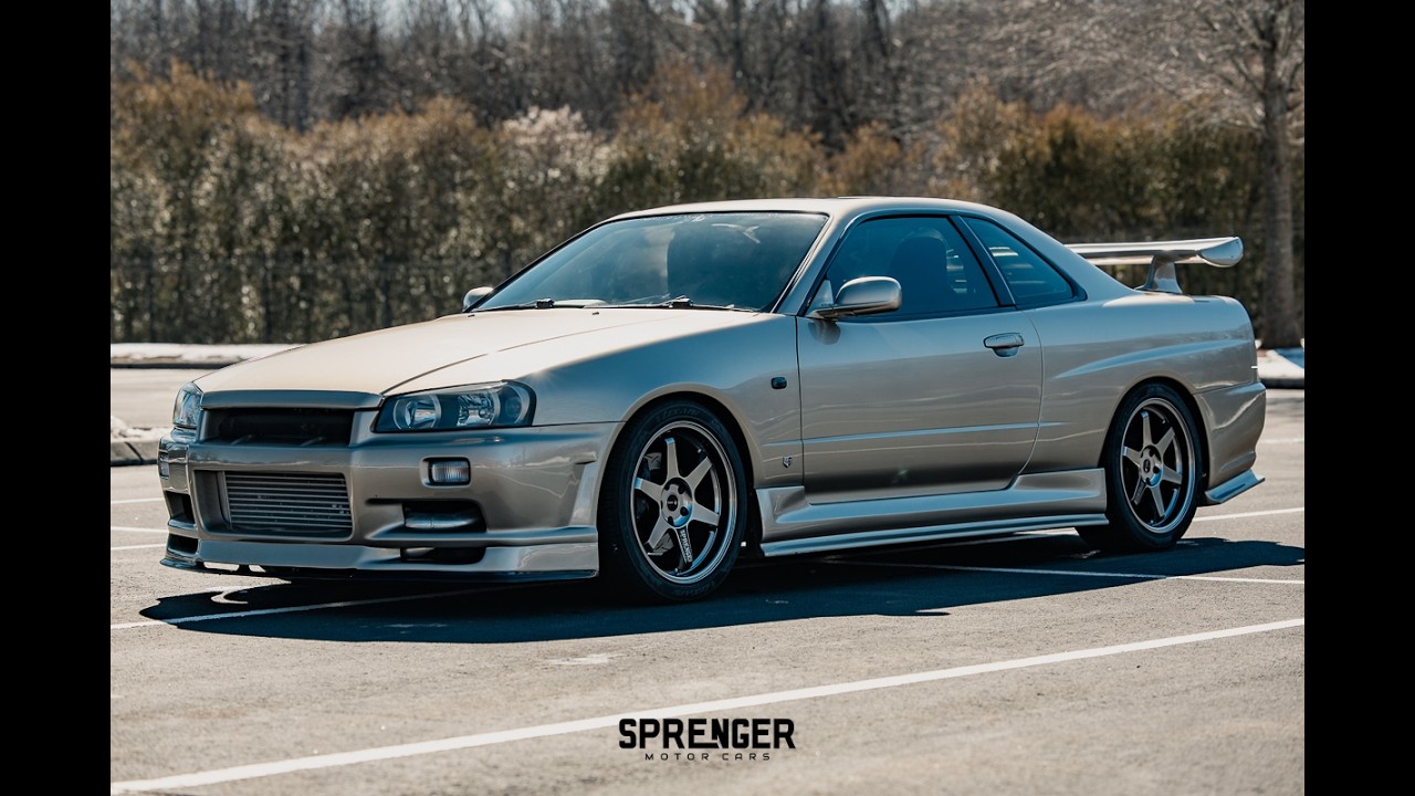 1998 Nissan Skyline R34 GT-T Virtual Tour | Single Turbo | Stock #1011