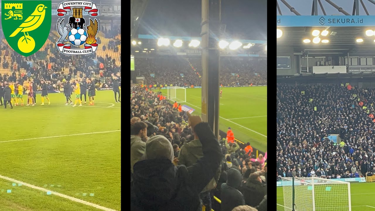 *PURE LIMBS AS NORWICH SCORE TWICE IN ADDED TIME! * Norwich City 2-1 Coventry City | Match Vlog