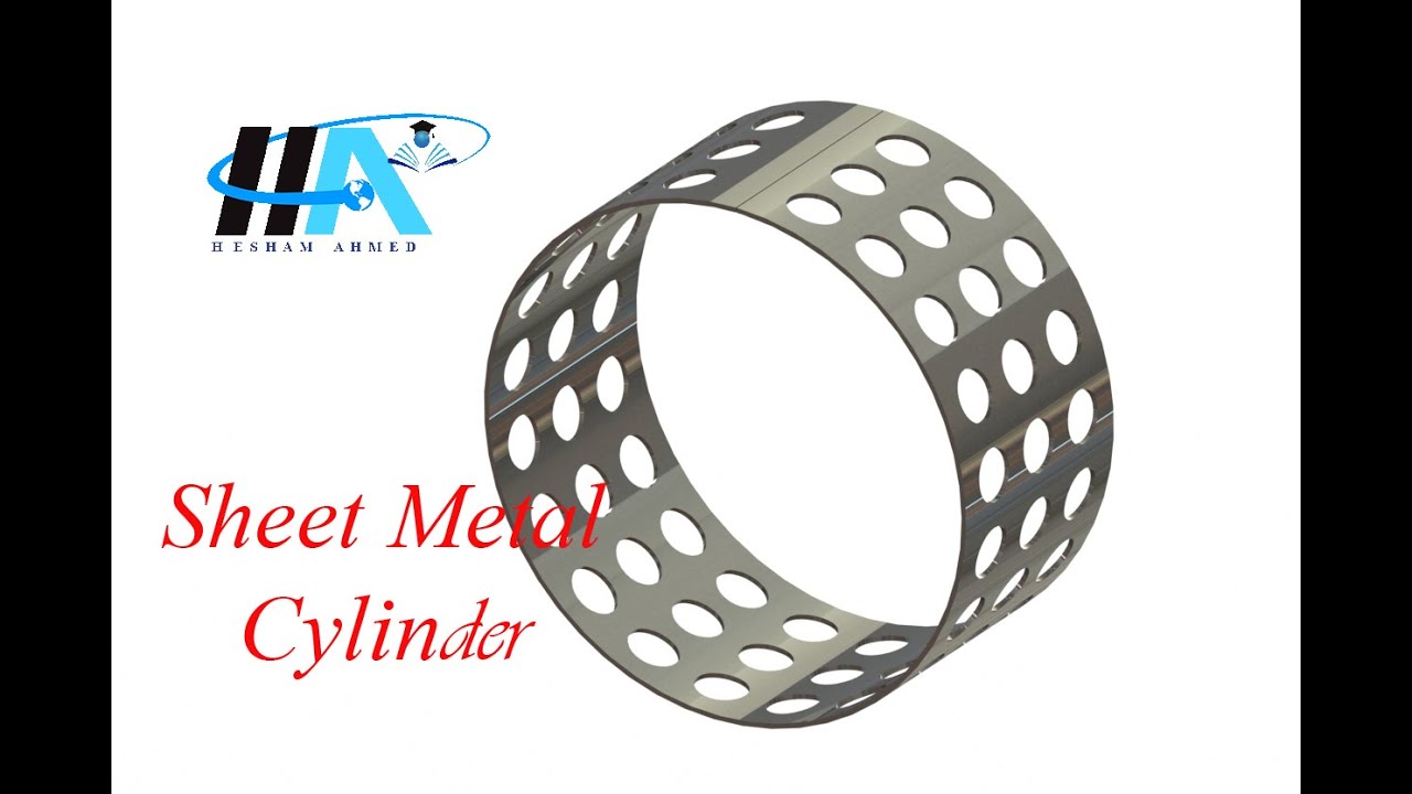 Sheet Metal Cylinder on Solidworks