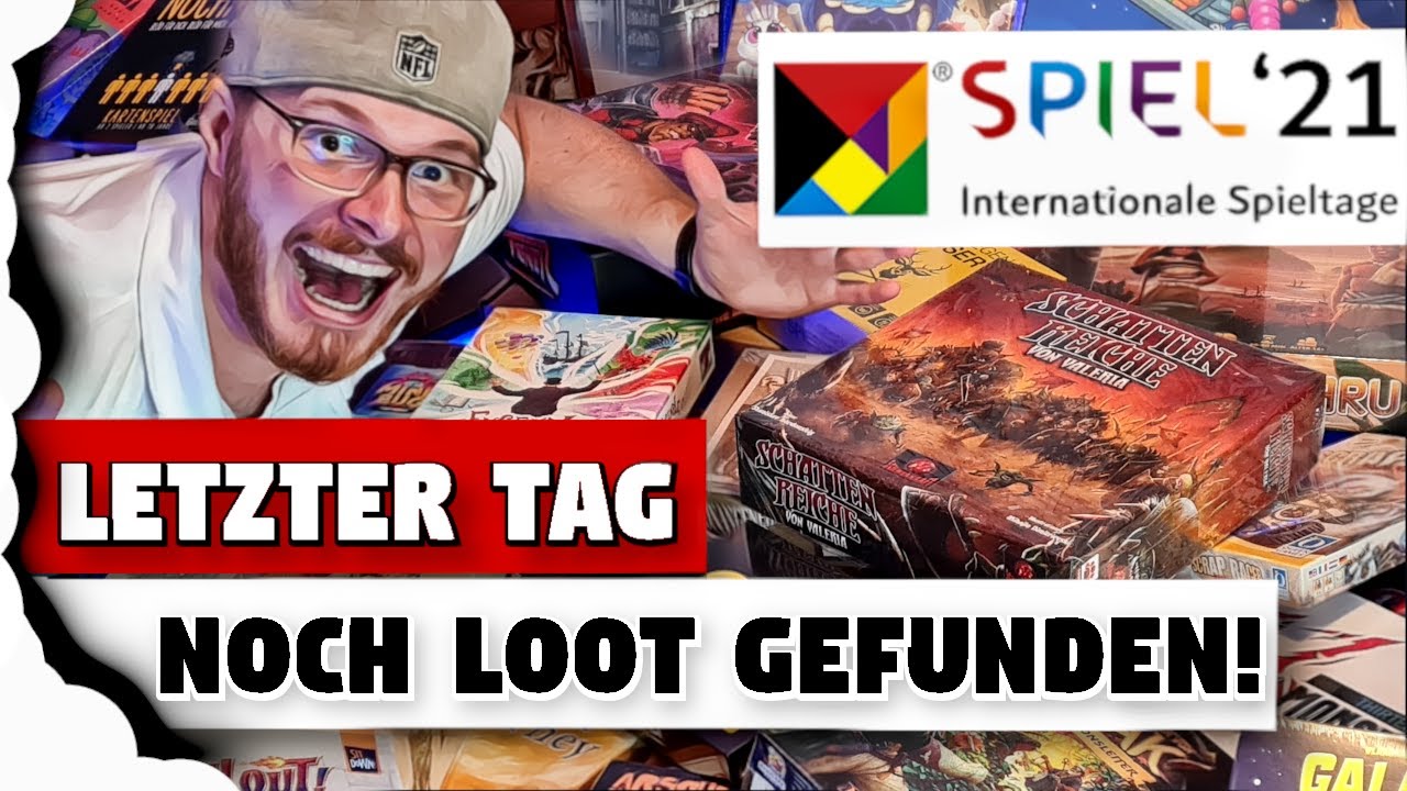 SPIEL MESSE 2021 - Noch viele Highlights gekauft in Essen! | Letzter Tag