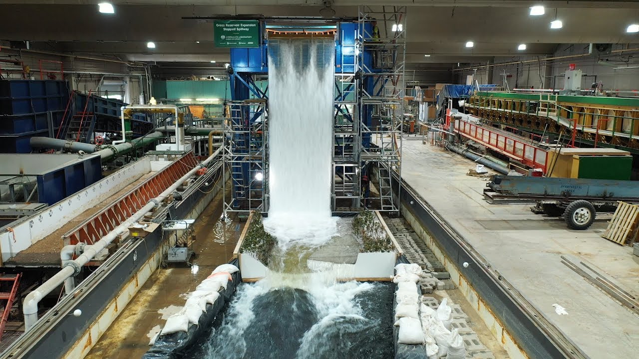 Testing Gross Dam's new spillway at CSU