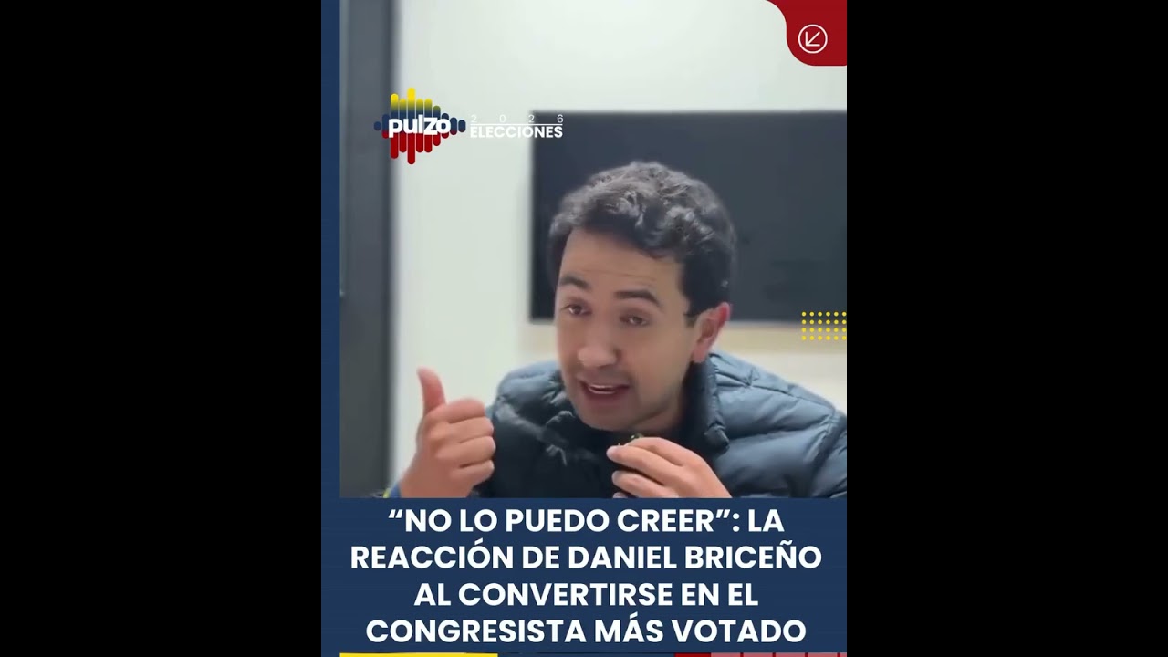 Daniel Brice&ntilde;o, el congresista m&aacute;s votado de Colombia 🗳️🇨🇴| Pulzo
