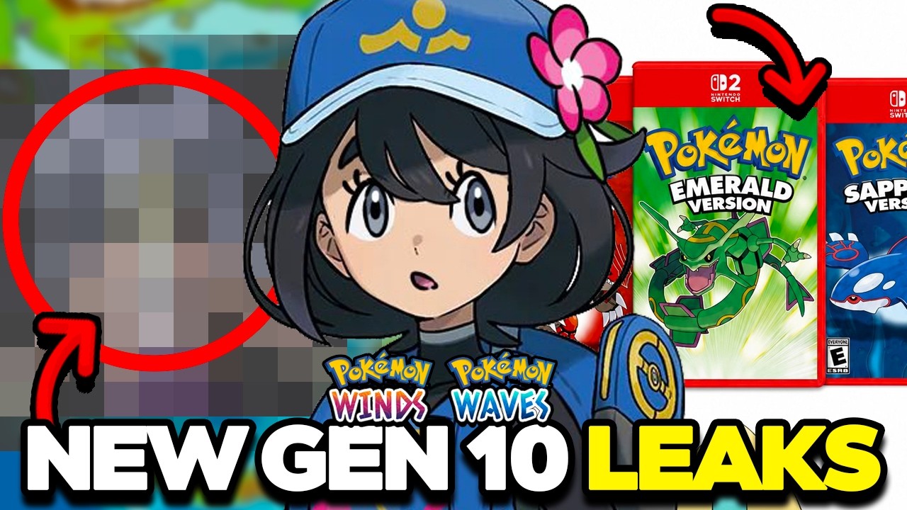 HUGE POKEMON LEAKS! Winds & Waves Elite Four, Gen 10 Story & More Revealed!?