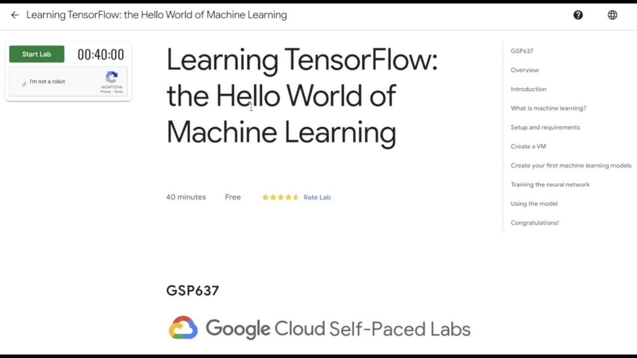 Learning TensorFlow: the Hello World of Machine Learning ||   Learn to Earn Cloud Challenge: Data