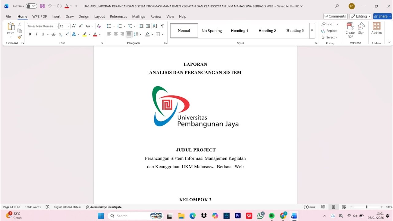 Project UAS Analisis Dan Perancangan sistem 