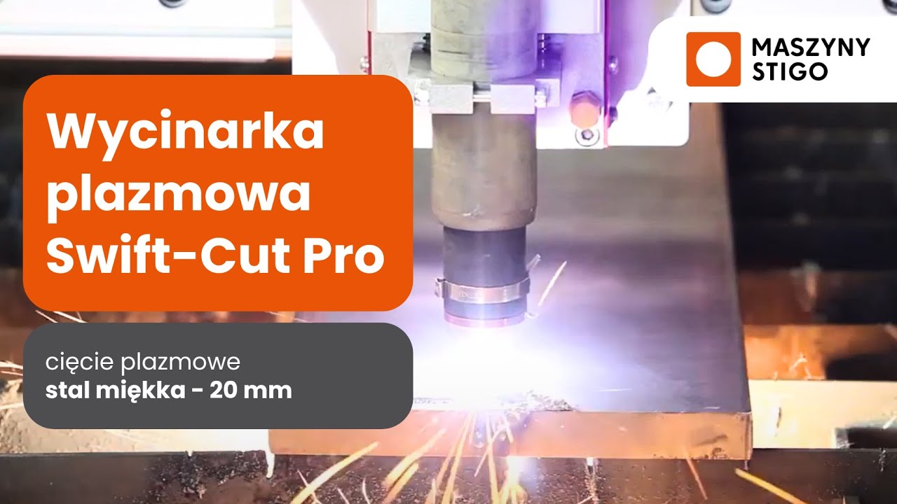 Wycinarka plazmowa CNC Swift-Cut Pro - cięcie plazmowe: stal miękka &ndash; 20 mm | maszynystigo.pl