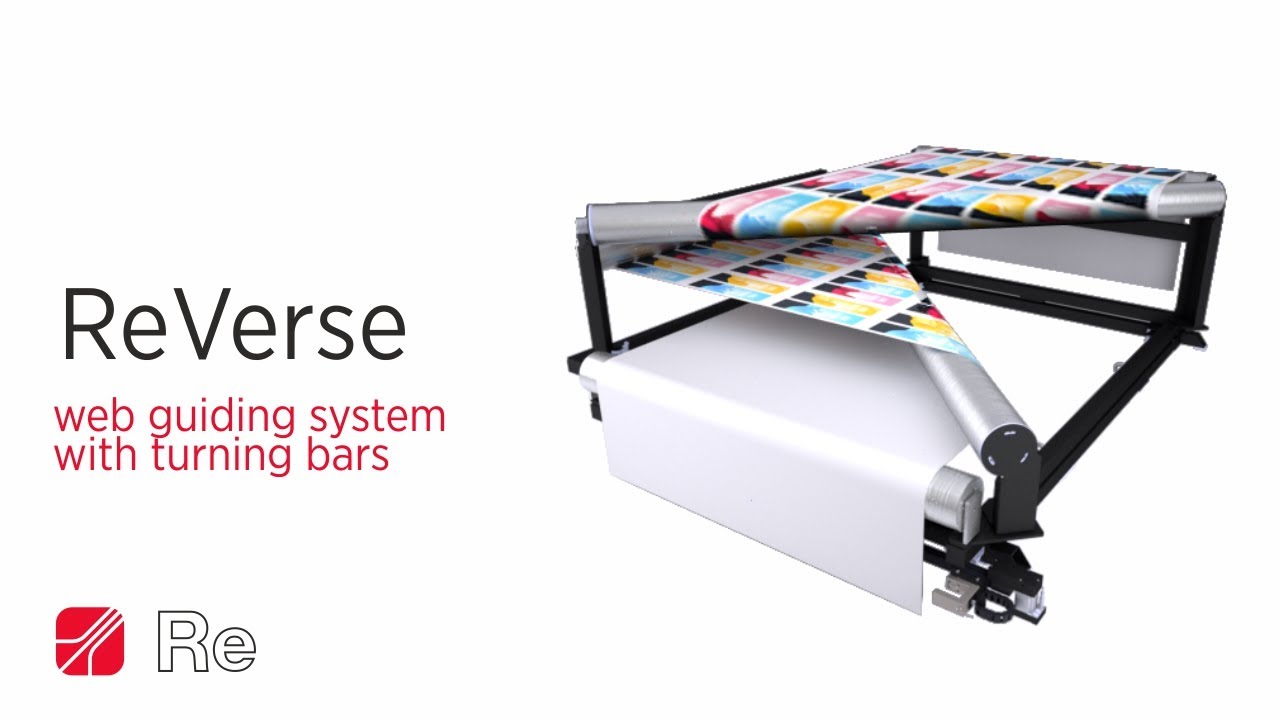 Re SpA - ReVerse web guiding with turning bars