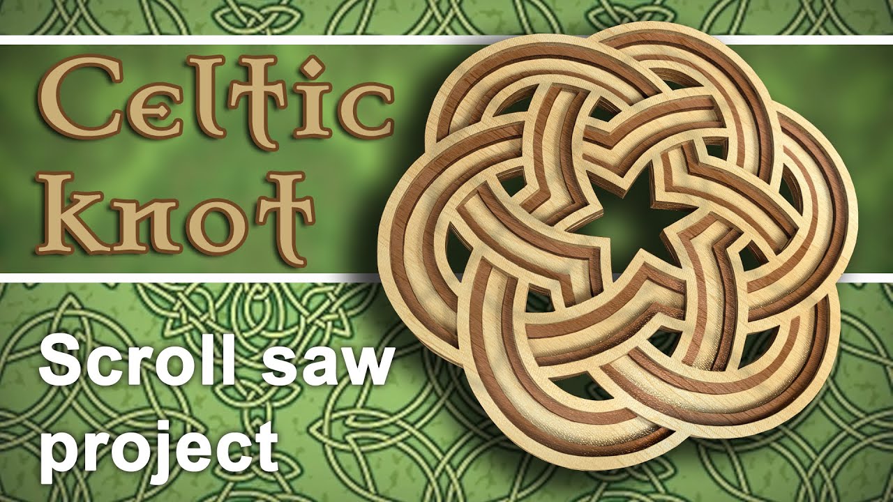 Celtic knot - multi layered scroll saw project