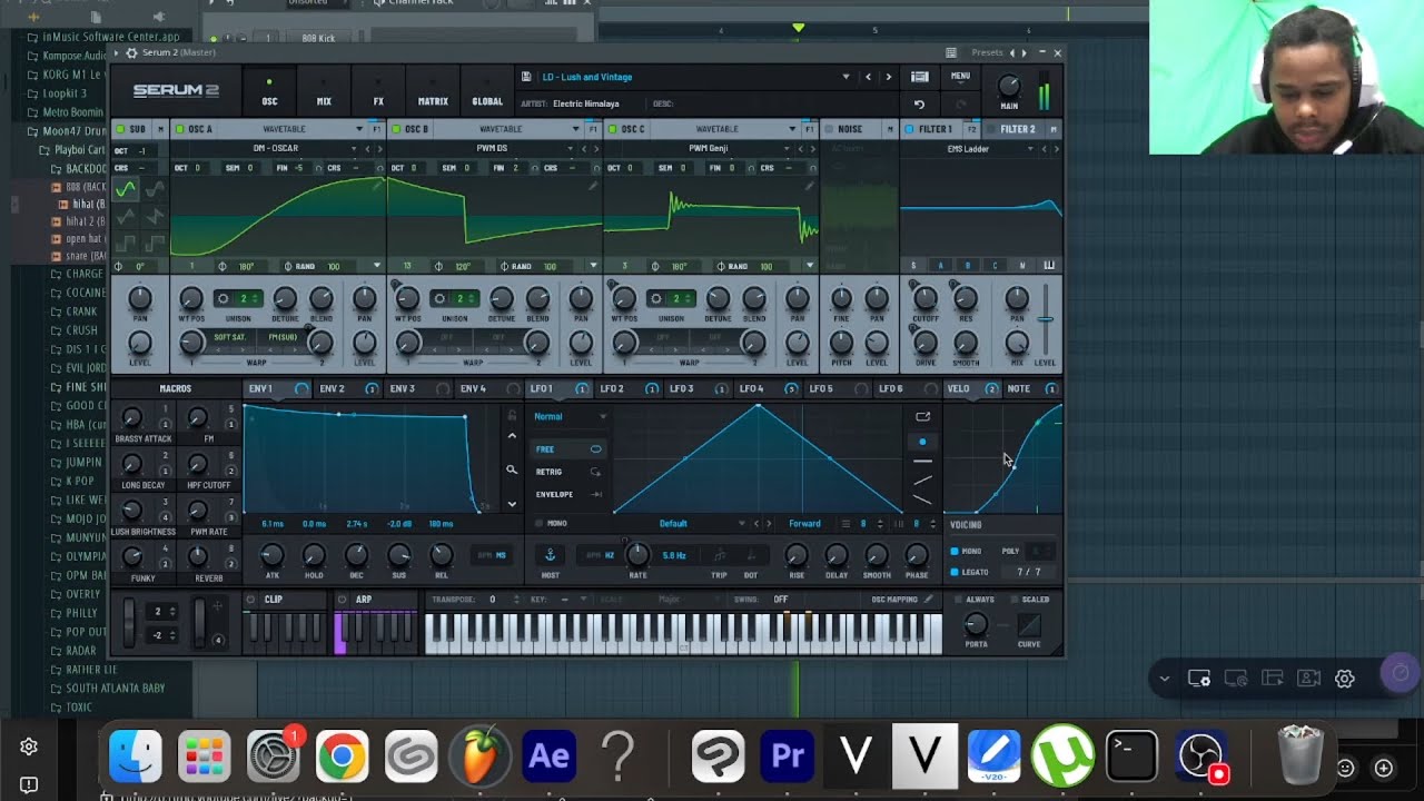Making ambient orchestral melodies
