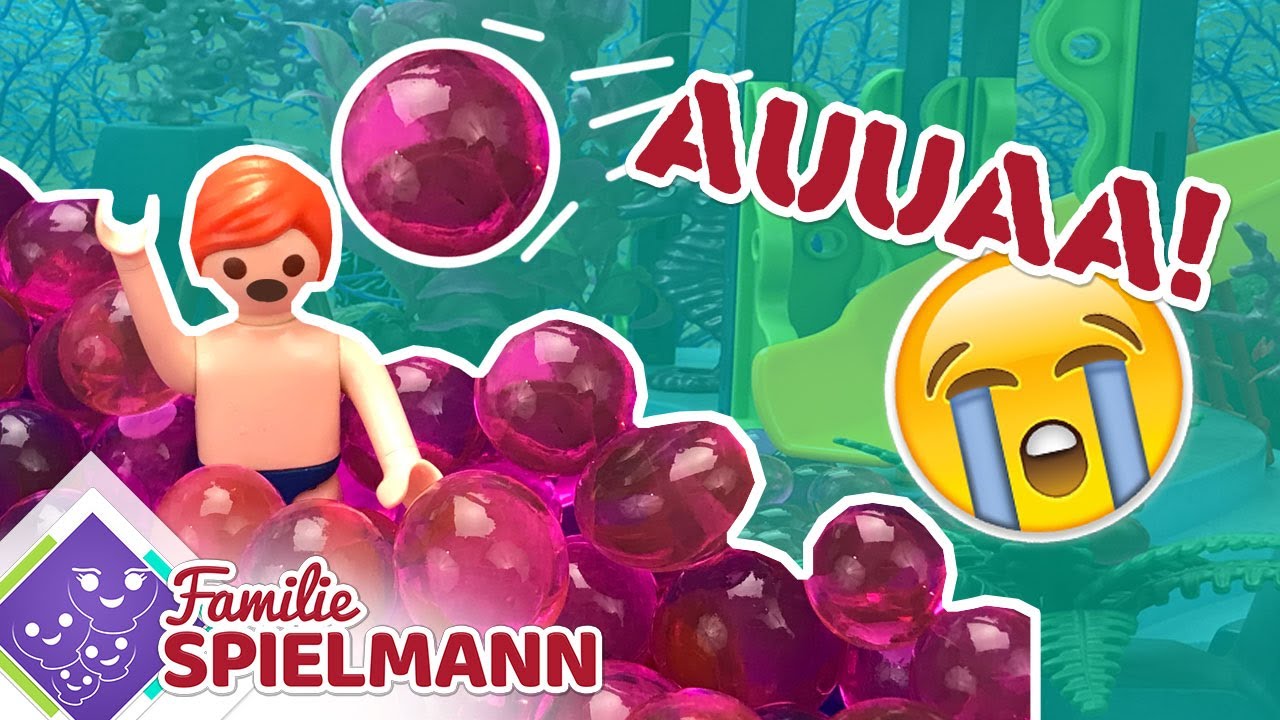 UNFALL IM AQUAPARK! Orbeez Tag mit Überraschungen Playmobil Familie Spielmann