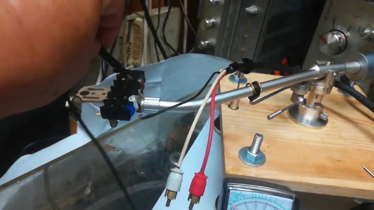 Fidelity-Research FR-54 トーンアームの導通の点検作業