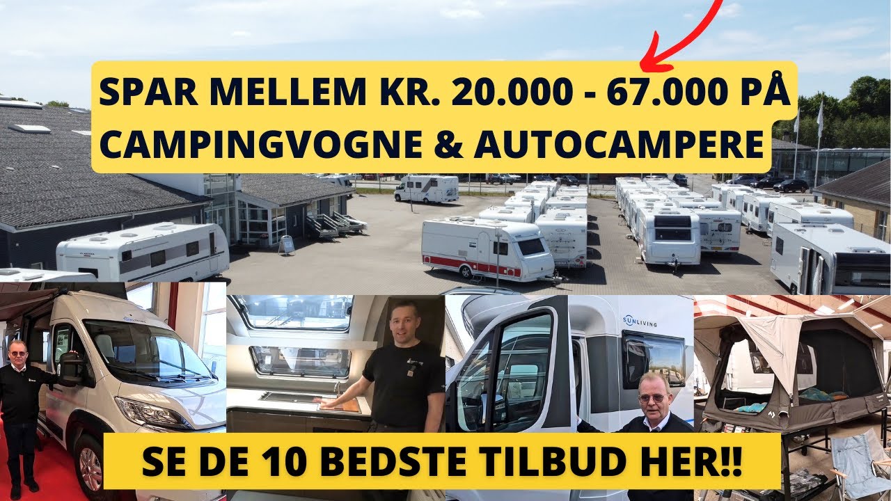 Kæmpe besparelser og nyheder til din Campingferie (Reklame)