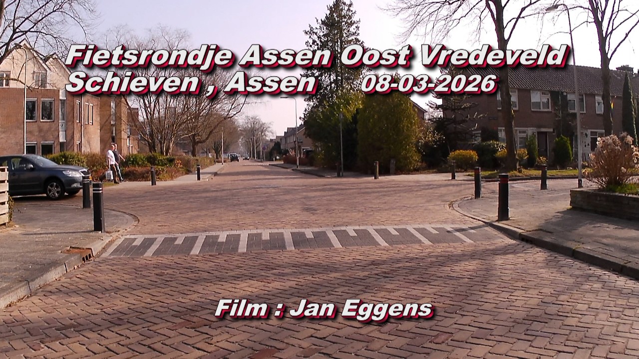 Fiets rondje Assen Oost Vredeveld Schieven Assen 08 03 2026