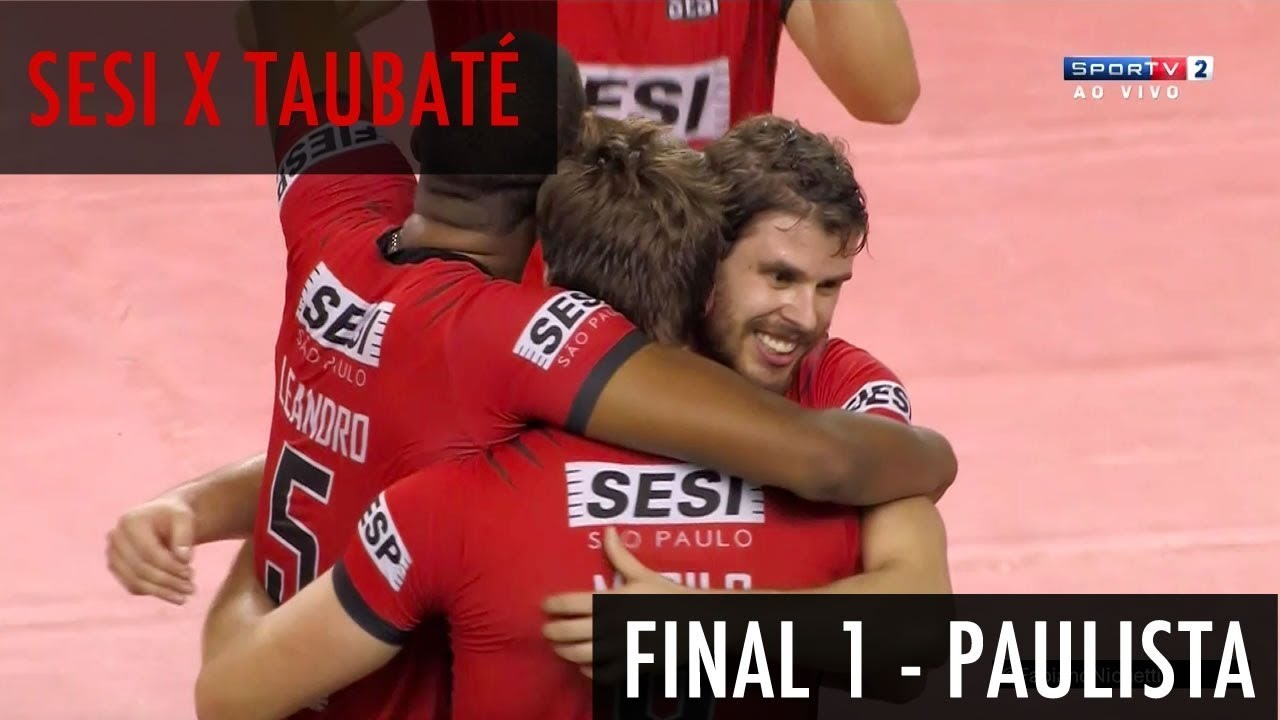 Sesi x Taubaté - Final 1 - Campeonato Paulista de Vôlei Masculino 2016