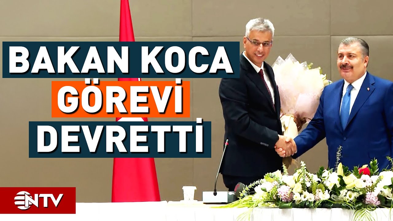 Sağlık Bakanlığı'nda Devir-Teslim! Fahrettin Koca, 'Bu Bir Veda Konuşması Değil' | NTV