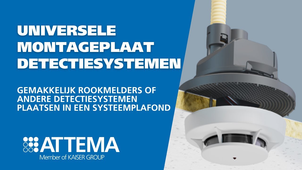 NIEUW: Universele Montageplaat Detectiesystemen (UMD) AT1570 - ATTEMA