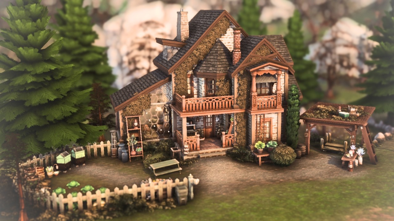 Warm Family Home | The Sims 4 | Stop Motion Build [No CC]
