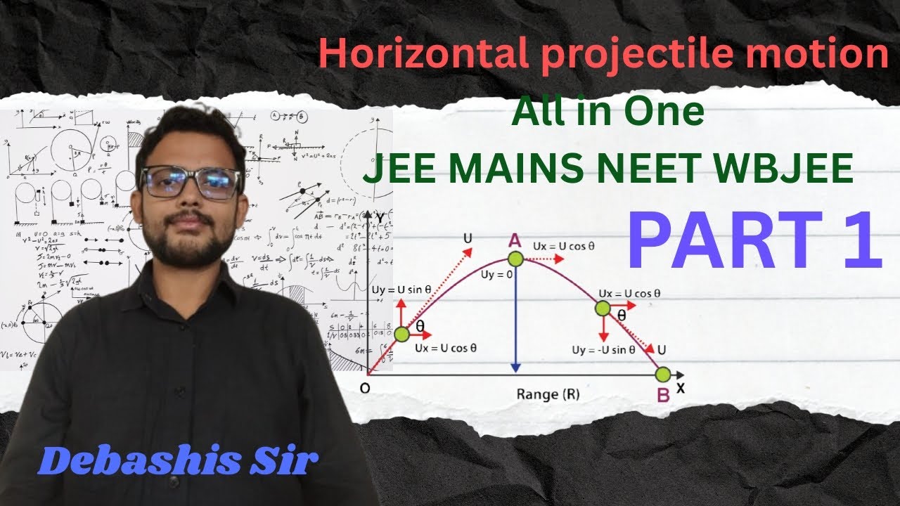 Horizontal Projectile Motion || All in One || PART 1|| JEE MAINS, NEET (UG), WBJEE, BOARDS