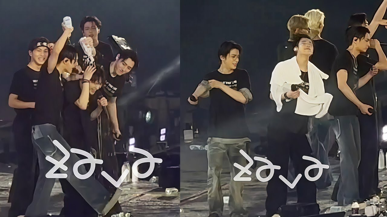 Enhypen Walk the line In Osaka, Japan Day 2 エンハイフンヤンマースタジアム