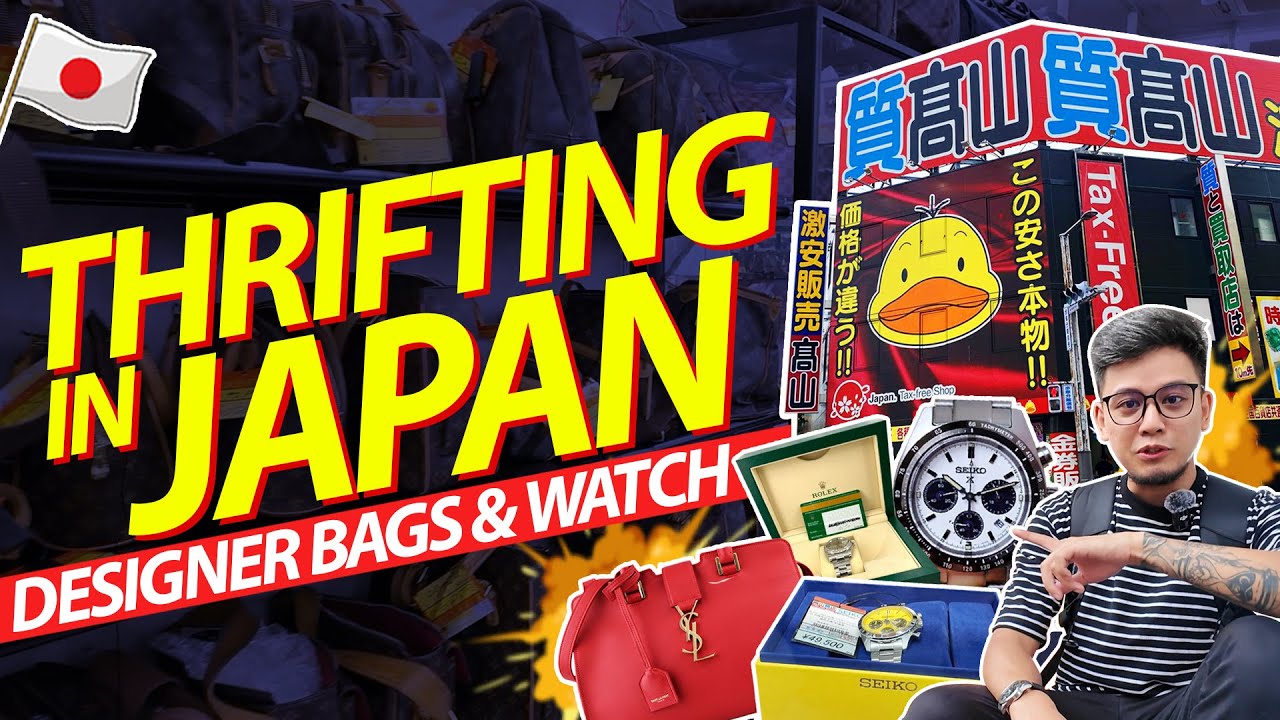 BEST THRIFT STORE for Seiko watch and designer bags | Takayama Pawnshop Japan shopping