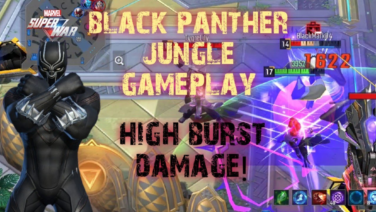MARVEL SUPER WAR: Black Panther Jungle Gameplay