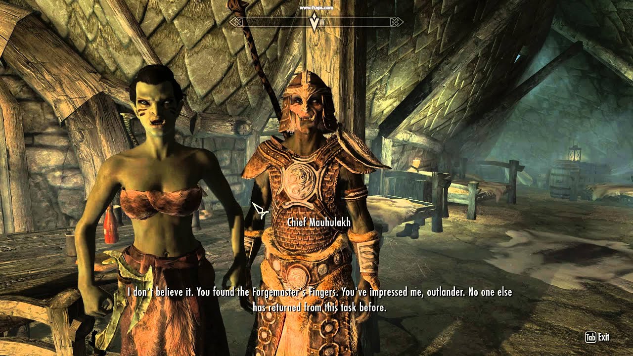I name you Blood-Kin to the Orcs, now get the fuck out of my house.