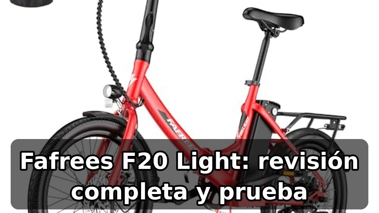 Review completa de la Fafrees F20 Light: bicicleta eléctrica plegable con gran autonomía