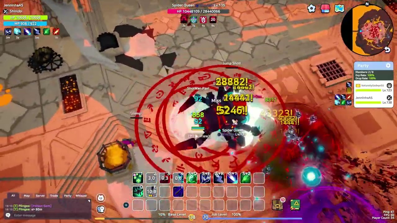 SpiritVale Spider Queen MVP duo Shinobi Binding Spiral + Paladin Tank