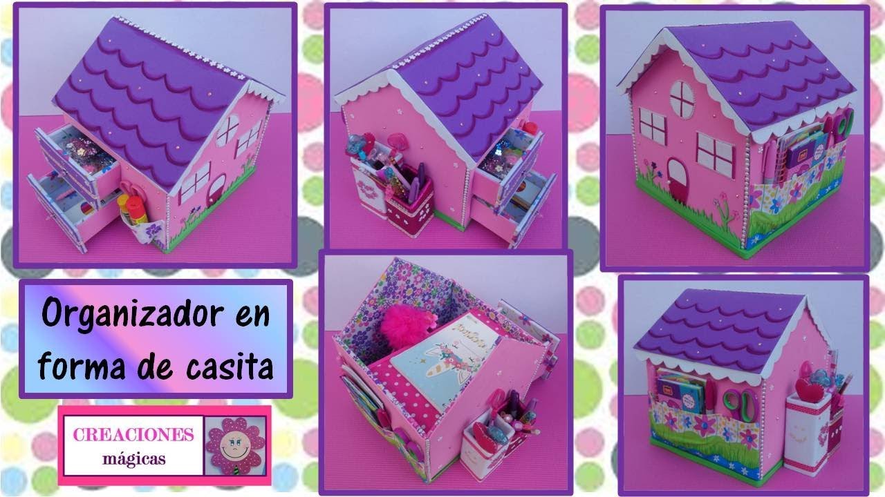 ♥Organizador en forma de casita♥♥Creaciones mágicas♥
