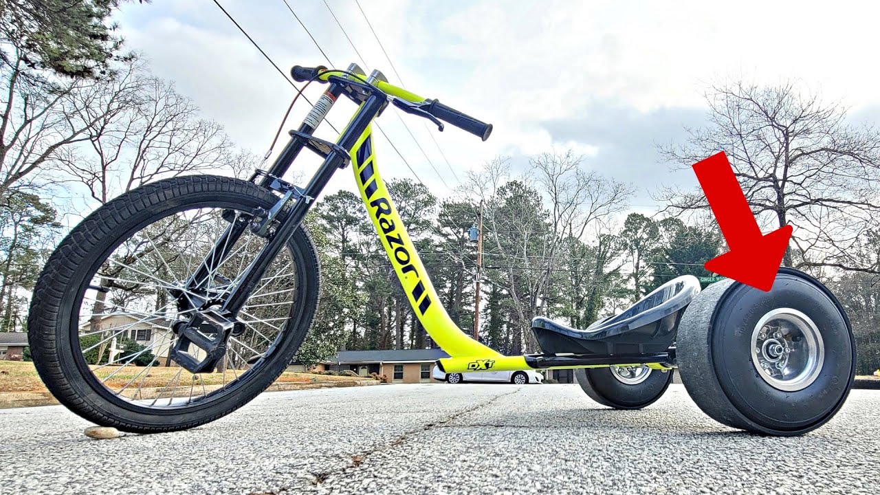 Как модернизировать колеса Razor DXT Drift Trike, установив более качественные резиновые шины для...