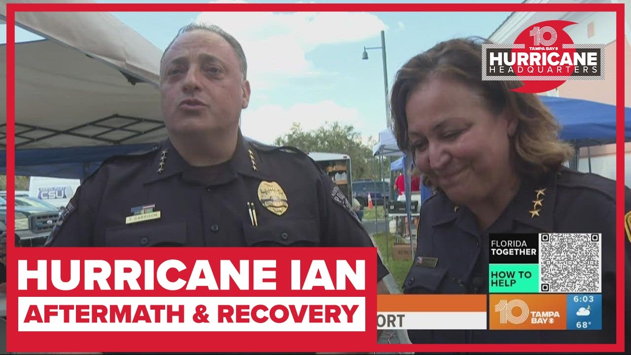 Tampa officers head to North Port to assist with Hurricane Ian recovery