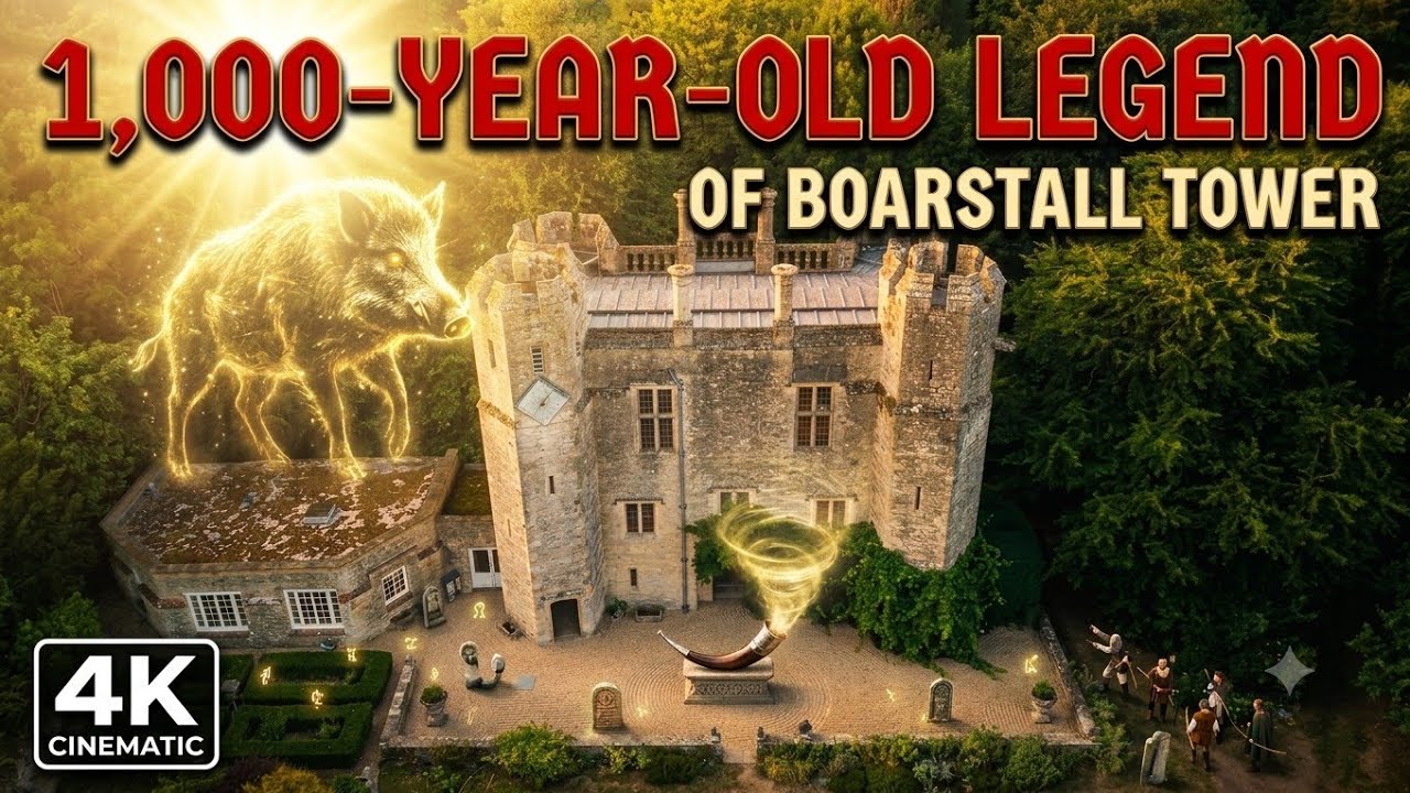 The Legend of Boarstall Tower (Cinematic 4k drone story video)