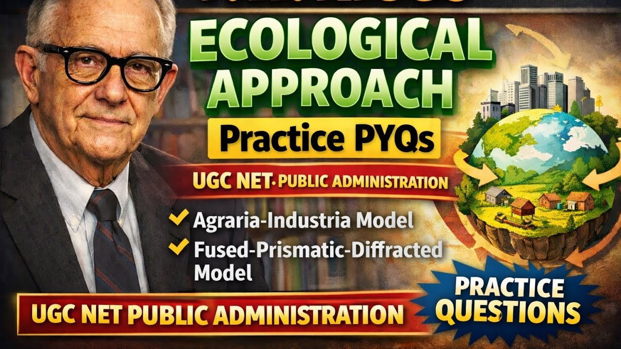 Can You Answer This? 🤔 | F.W. Riggs Ecological Approach | UGC NET PYQ#ugcnet#upsc#ecological#public
